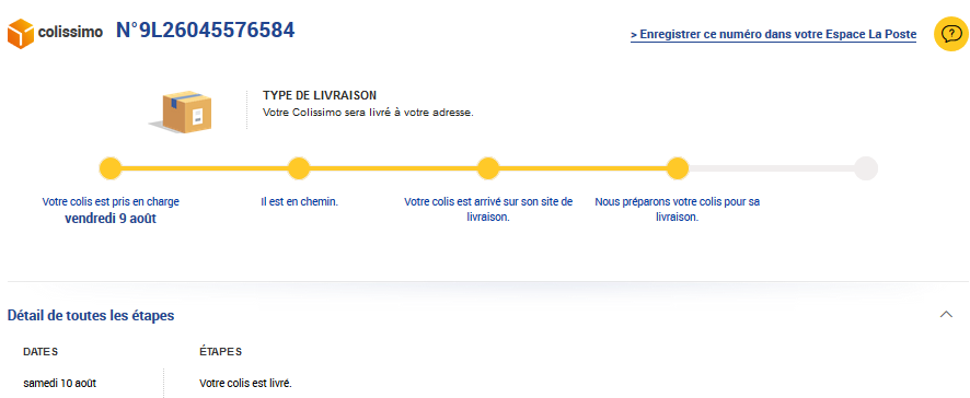 suivez l'acheminement de vos colis en temps réel grâce à notre service de suivi colis. restez informé à chaque étape de la livraison et recevez des alertes pour ne rien manquer. faites le choix de la transparence et de la tranquillité d'esprit avec notre outil simple et efficace.