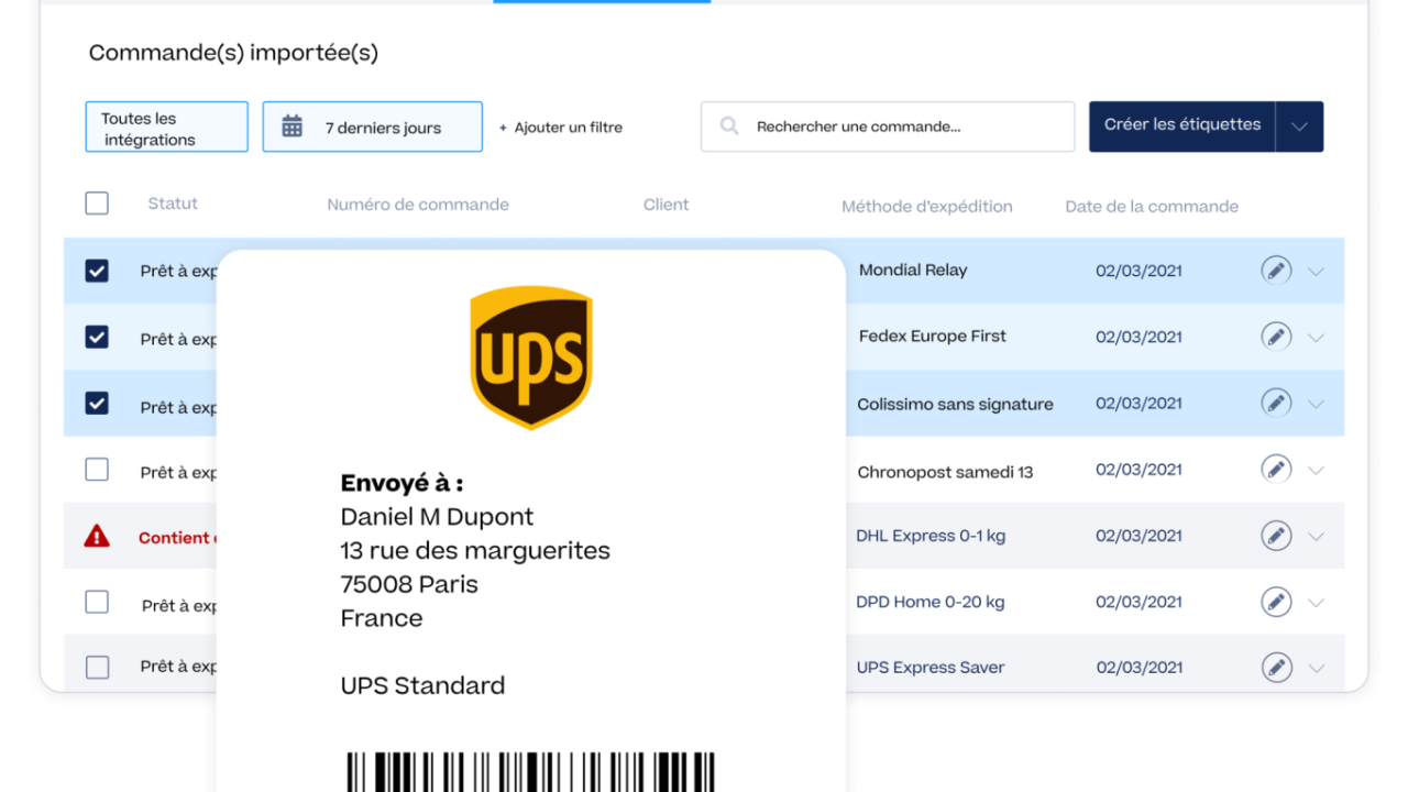 envoyez vos colis en toute sécurité avec ups. profitez d'un service rapide et fiable pour l'expédition de vos envois, que ce soit pour un usage professionnel ou personnel. découvrez nos options d'envoi adaptées à vos besoins.