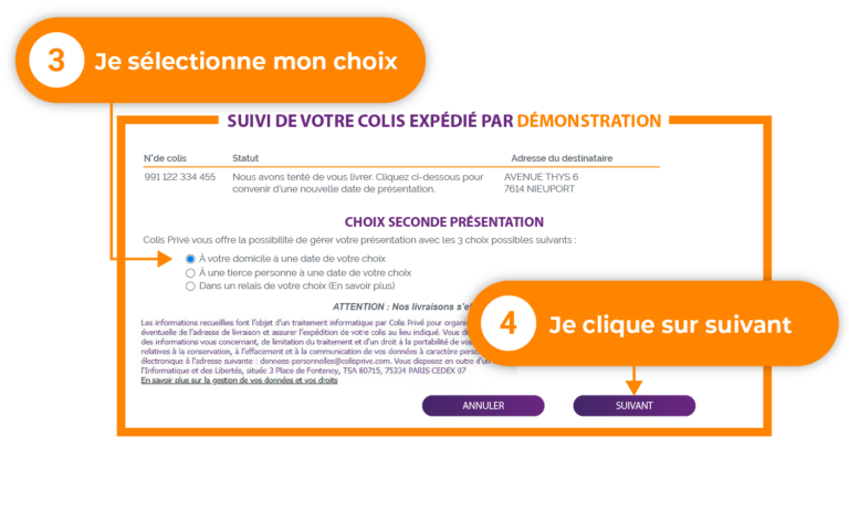 suivez facilement l'acheminement de votre colis privé en temps réel. découvrez les étapes de livraison, les informations de suivi et restez informé jusqu'à sa réception.