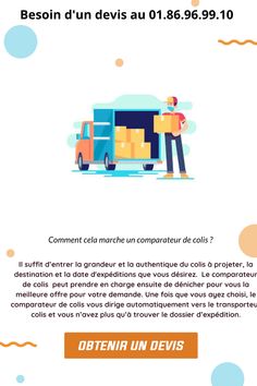 découvrez notre comparateur d'envoi de colis qui vous permet de trouver les meilleures offres des transporteurs. économisez sur vos frais d'expédition tout en choisissant le service qui répond le mieux à vos besoins. comparez les prix et les délais de livraison en quelques clics !