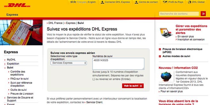 déposez vos colis facilement avec dhl ! découvrez notre service de dépôt pratique pour vos envois nationaux et internationaux. suivez vos envois en temps réel et bénéficiez d'une livraison rapide et fiable. faites confiance à dhl pour tous vos besoins d'expédition.