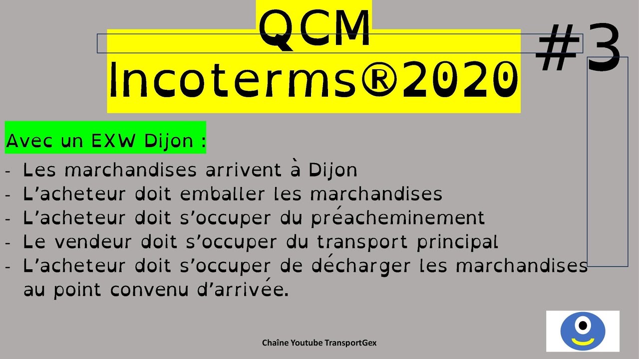 découvrez tout ce qu'il faut savoir sur les incoterms 2020 appliqués au transport. apprenez comment ces règles internationales définissent les responsabilités des acheteurs et des vendeurs, facilitant ainsi le commerce mondial. maîtrisez les enjeux et optimisez vos opérations logistiques avec nos conseils et ressources.