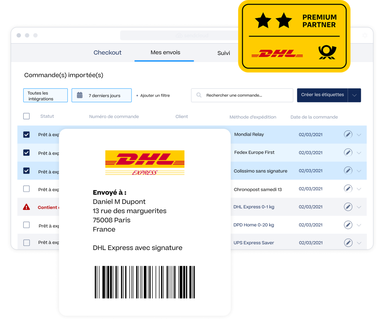 découvrez notre service de livraison dhl rapide et fiable, garantissant l'acheminement de vos colis dans le monde entier en toute sécurité. profitez d'une expédition facile avec un suivi en temps réel et des options personnalisées pour tous vos besoins logistiques.