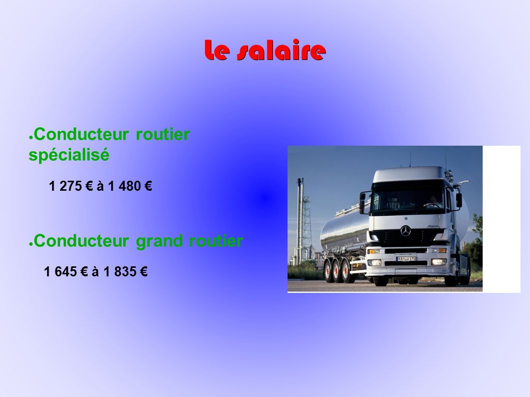 découvrez tout ce qu'il faut savoir sur le salaire d'un chauffeur routier en france. analysez les facteurs influençant la rémunération, les évolutions de carrière et les perspectives d'emploi dans ce secteur dynamique. informez-vous sur les salaires moyens, les primes et les conditions de travail.