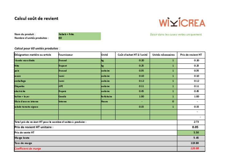 découvrez comment calculer le prix de revient facilement avec excel grâce à notre guide pratique. apprenez à utiliser des formules simples pour optimiser vos coûts et améliorer la rentabilité de votre entreprise.