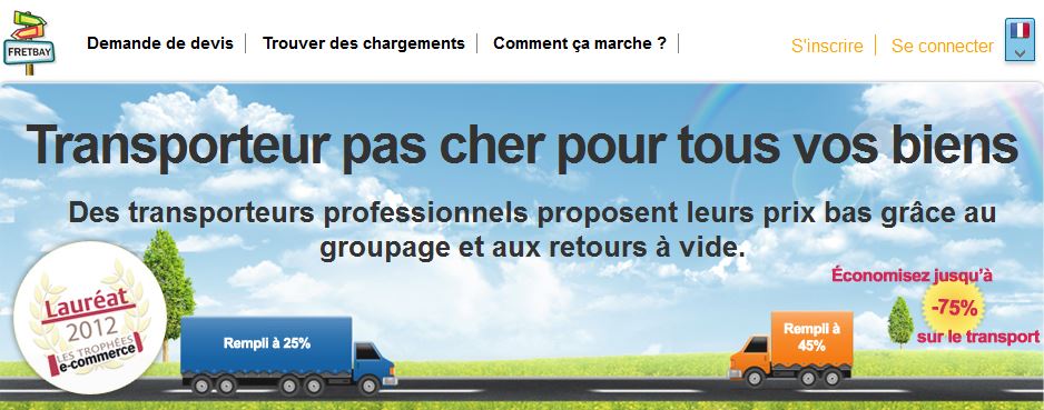 découvrez fretbay, votre solution de transport flexible et économique pour tous vos besoins d'expédition. que ce soit pour des envois nationaux ou internationaux, fretbay vous connecte avec des transporteurs fiables afin d'optimiser vos coûts et délais. profitez d'une plateforme intuitive et d'un service client à votre écoute.