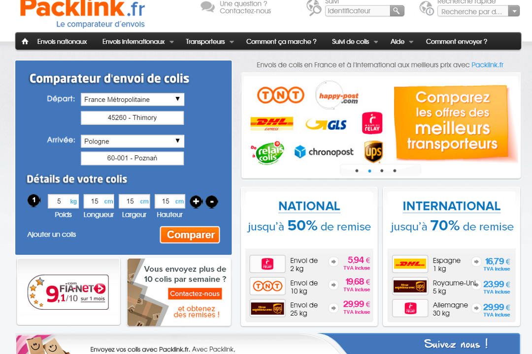 découvrez packlink, votre solution optimale pour gérer vos expéditions facilement et rapidement. profitez d'options d'envoi flexibles, de tarifs compétitifs et d'une interface utilisateur intuitive pour expédier vos colis en toute tranquillité.