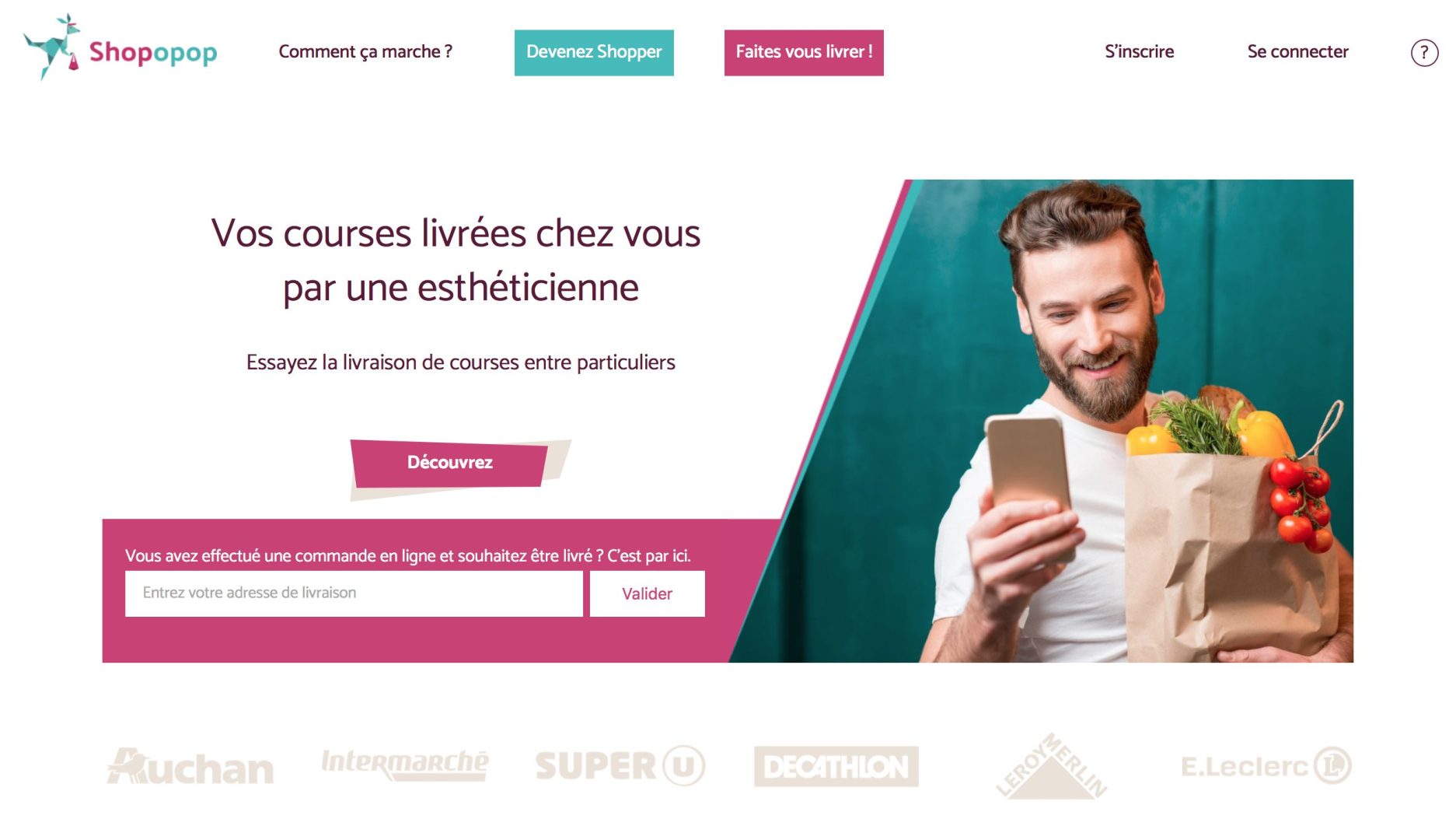 découvrez le service de livraison auchan bring4you, qui vous permet de recevoir vos courses directement chez vous, rapidement et facilement. profitez d'une large sélection de produits, d'offres exclusives et d'une qualité optimale, le tout en un clic !