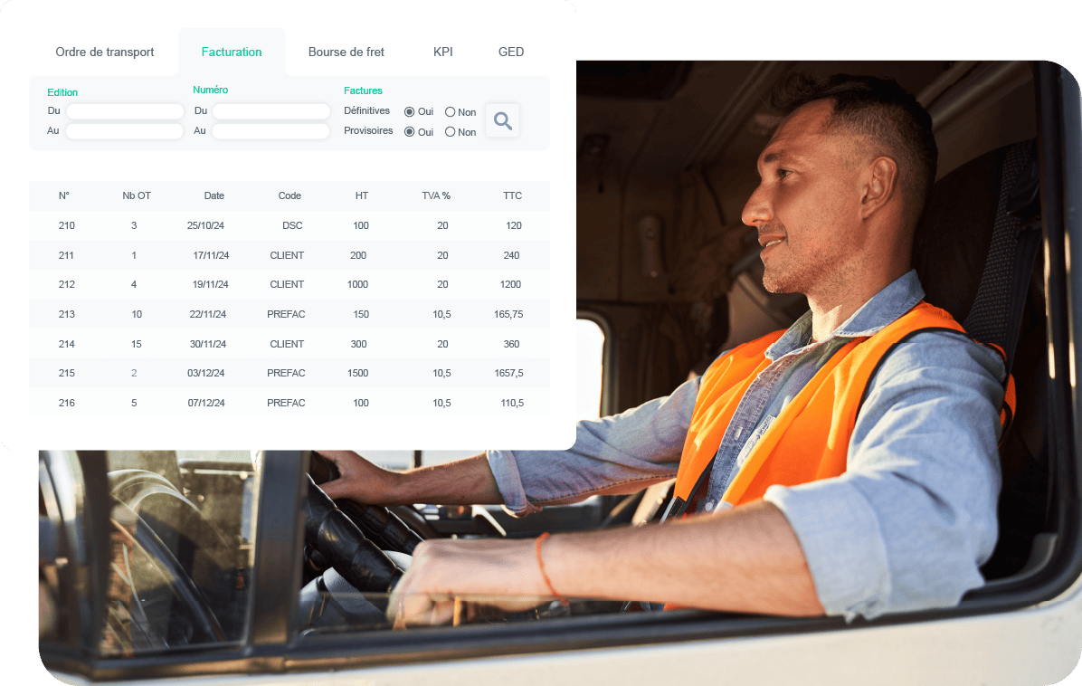 découvrez nos solutions de facturation pour le transport, simplifiant la gestion de vos coûts et améliorant la transparence de votre chaîne logistique. optimisez vos processus et gagnez du temps avec nos outils adaptés.