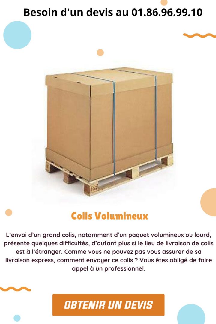 découvrez notre service d'expédition spécialement conçu pour les colis volumineux. profitez d'une solution rapide, sécurisée et adaptée à vos besoins pour envoyer vos marchandises encombrantes partout en france et à l'international. obtenez un devis personnalisé dès maintenant !