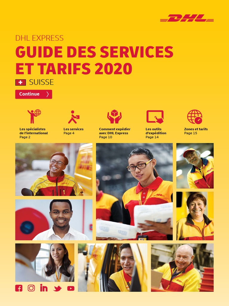 découvrez les tarifs et options d'expédition avec dhl. profitez d'un service rapide et fiable pour vos envois nationaux et internationaux, tout en maîtrisant vos frais d'envoi.