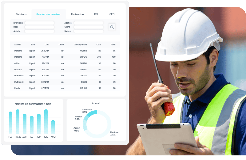 découvrez notre logiciel tms (transport management system), conçu pour optimiser la gestion de vos transports. simplifiez vos opérations logistiques, améliorez le suivi de vos livraisons et réduisez vos coûts avec une solution intuitive et efficace.