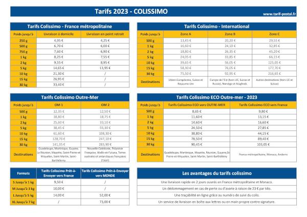 découvrez les tarifs avantageux pour l'envoi de colis avec colissimo. comparez les prix des cartons adaptés à vos besoins et économisez sur vos expéditions. faites confiance à notre service rapide et fiable pour vos envois en france et à l'international.