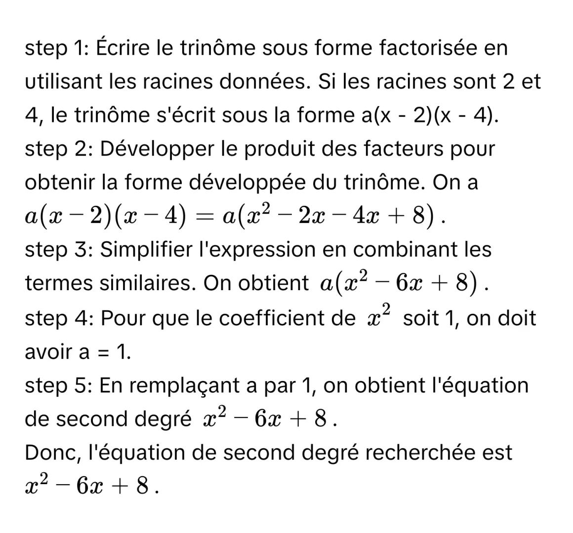 découvrez les racines du trinôme, une notion essentielle en mathématiques. apprenez comment résoudre les équations quadratiques et maîtrisez les méthodes pour trouver les solutions de manière facile et rapide. idéal pour les étudiants cherchant à approfondir leurs connaissances en algèbre.