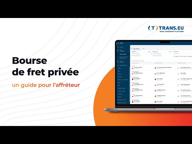 découvrez la bourse des fret, votre plateforme incontournable pour optimiser vos transports. comparez les offres des transporteurs, trouvez les meilleures solutions pour vos envois et maximisez vos économies. inscription gratuite et accès à des outils performants pour gérer efficacement vos fret.