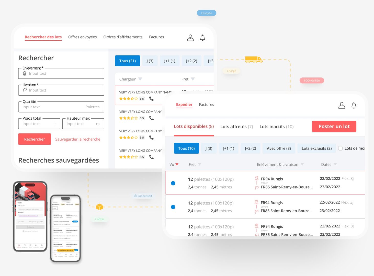 découvrez notre bourse de fret vl, la plateforme idéale pour optimiser vos transports de marchandises. trouvez rapidement des partenaires fiables et obtenez des tarifs compétitifs pour vos envois.