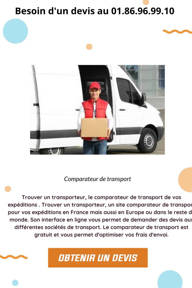 découvrez notre comparatif détaillé des transporteurs, afin de vous aider à choisir la meilleure solution pour vos besoins logistiques. analysez les tarifs, les services offerts et les avis des utilisateurs pour faire le bon choix.